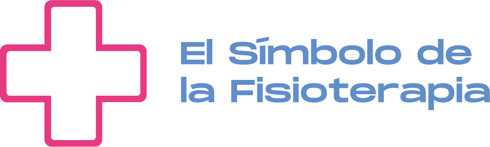 El Símbolo Oficial de la Fisioterapia — cruz rosa magenta del CGCFE