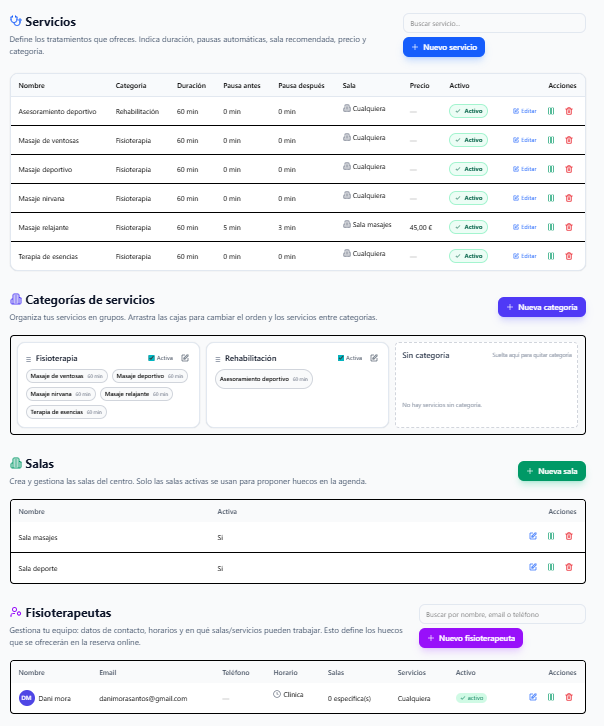 Gestión de servicios y configuración